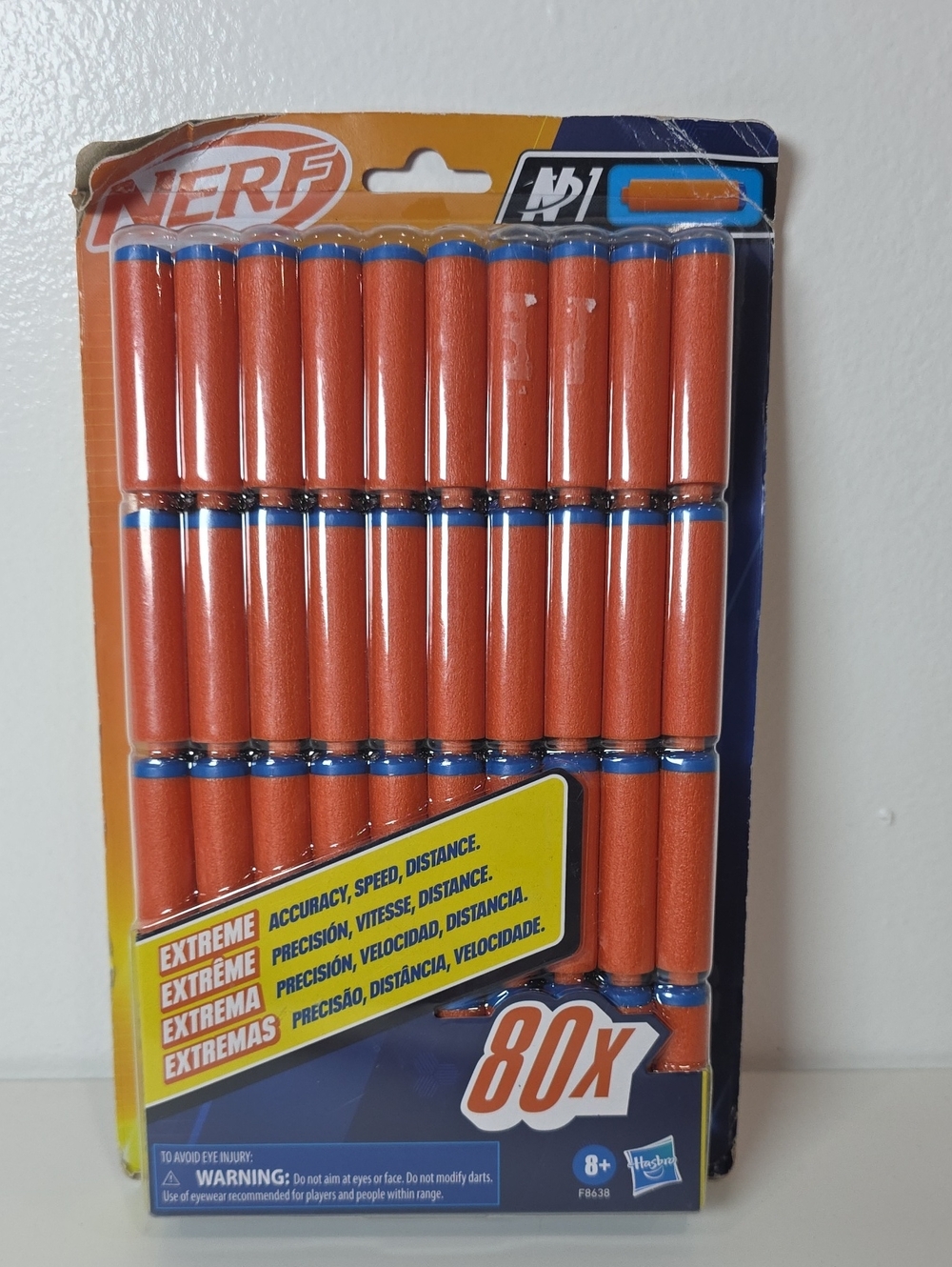 Official Hasbro Nerf N1 Darts for N-Series Blasters 80X Pack